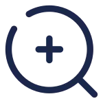 Magnifer Zoom In SVG Icon